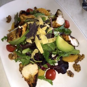 Gluten-free salad from Peacock Cafe